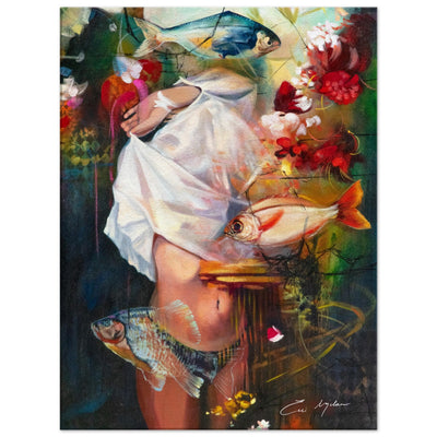 "Becoming Undone" - Canvas Print